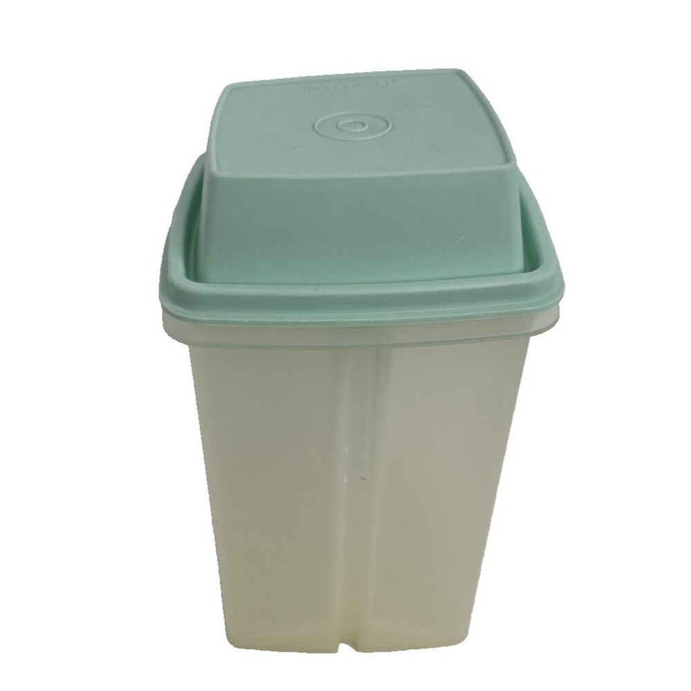 Tupperware 3 Piece Pickle Olive Keeper 1330-6  Blue / Turquoise Vintage